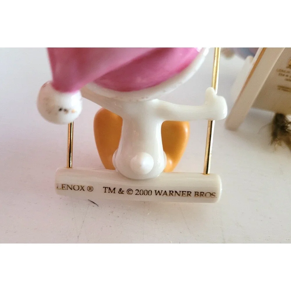 LENOX Looney Toons Tweety Bird Ornaments - Set of 2 - Vintage, Adorable